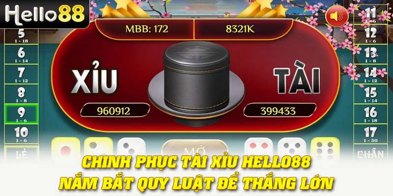 Tài Xỉu Hello88 - Trải Nghiệm Cược Xúc Xắc Đầy Thách Thức 4 Chinh phục Tài Xỉu Hello88 - Nắm bắt quy luật để thắng lớn
