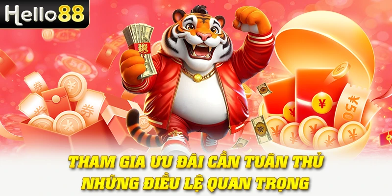 Tham gia ưu đãi cần tuân thủ những điều lệ quan trọng